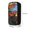 Large-capacity Pencil Pouch Blaze and the Monster Machines Office Double Layer Pencilcase Women Make Up Bag Perfect Gifts