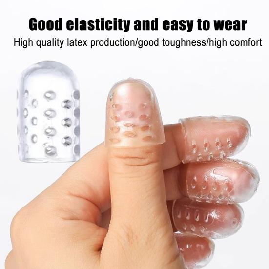 30Pcs Silicone Nail Protectors Breathable Anti-Friction Toe Caps with Holes Men Women Corns Blisters Pain Relief Finger Toe Covers Guards