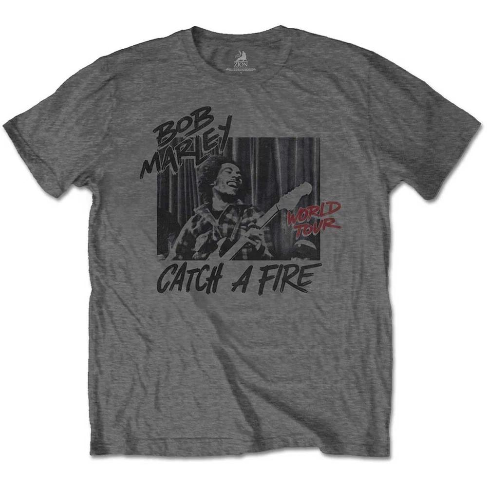 Bob Marley Catch A Fire Tour Unisexs TShirt L