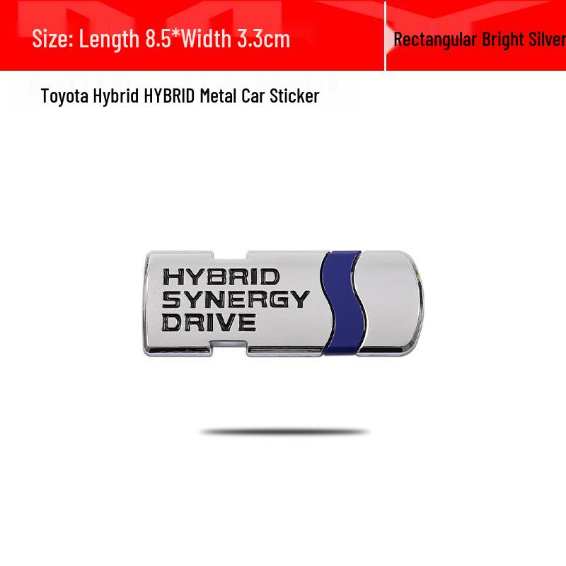 3D Stereo Rear Emblem Sticker for Toyota Camry Hybrid