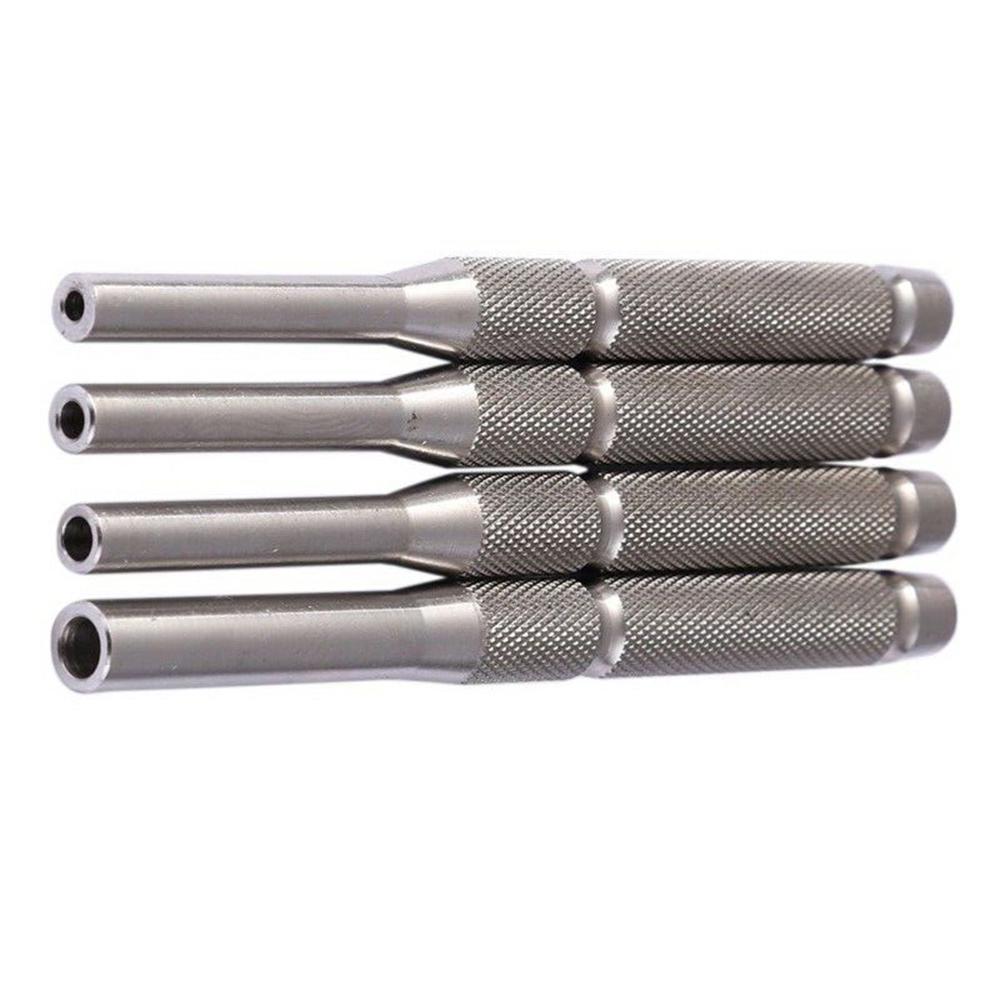 Cheap 4pcs Steel Roll Pin Punch Set Hollow End Starter Assorted 1/8 5/