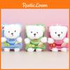Cute Keychain Bear Cartoon Girl Backpack Decoration Hanging Plush Gift Doll