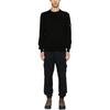 STONE ISLAND Regular Fit Logo Patch Sweater Black Men Tops 8015540B2-A0029