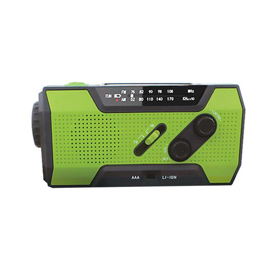 Emergency Crank Weather Solar Panel NOAA/FM/AM Radio with Portable Survival Radio Large Decibel