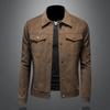 Und Neuer Stil Herren Umlegekragen Fleecejacke Mode Slim Fit Fleece Oberbekleidung 9010