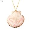 Bohemian Women Beads Conch Cowrie Shell Pendant Chain Necklace Jewelry Gift