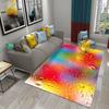 3D Water Drops on Glass Carpet for Bathroom Toilet Entrance Non-slip Rugs Kitchen Bedroom Living Room Decoration Floor Area Mats