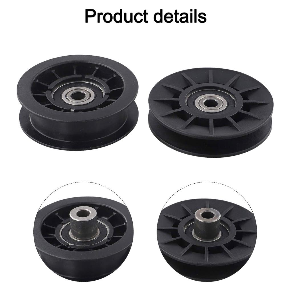 Flat Idler Replacement Drive Pulley For Lawn Maintenance 12*12*6cm Compatible Equipment Accessory Compatible Models