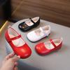 New Girls' Leather Shoes, Princess Shoes, Spring and Autumn New Mary Jane Shoes, Soft-soled Baby Girl Shoes, Silver Little Fairy Single Shoes