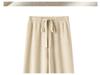 Australian Wool Wide Leg Pants - Women's Autumn/Winter Straight Leg Cashmere Knit Floor-Length Trousers
