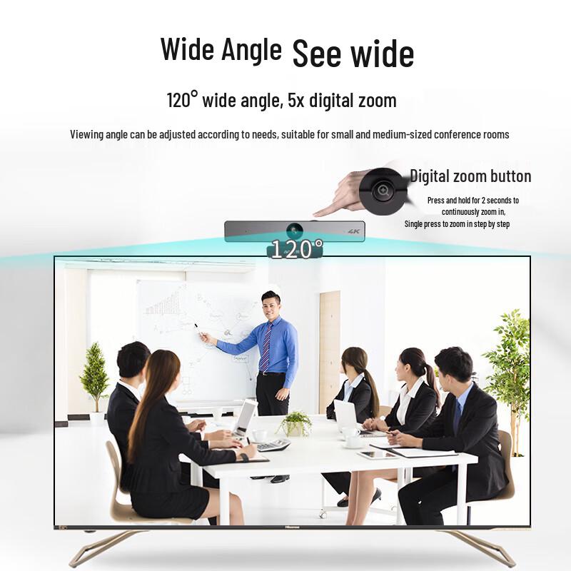 Aoni C96 4K HD Wide-Angle Conference Webcam