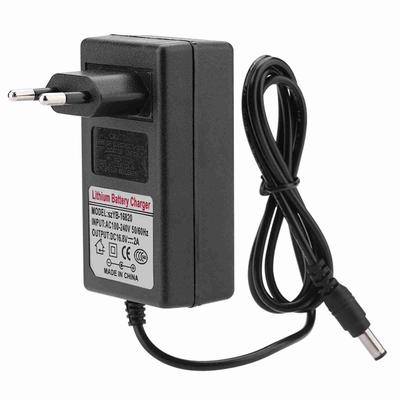 Adattatore di alimentazione sostitutivo DC 16,8 V 2 A Caricabatterie per batteria agli ioni di litio Carica sicura