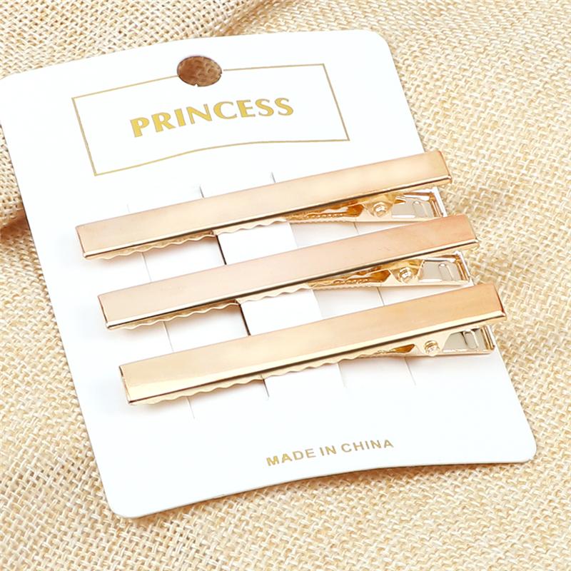 10Pcs/Lot Basic Metal Hair Clips Gold Silver Color Hairpins Fashion Simple Hair Alligator Clips For Women Hair Tools Accessories