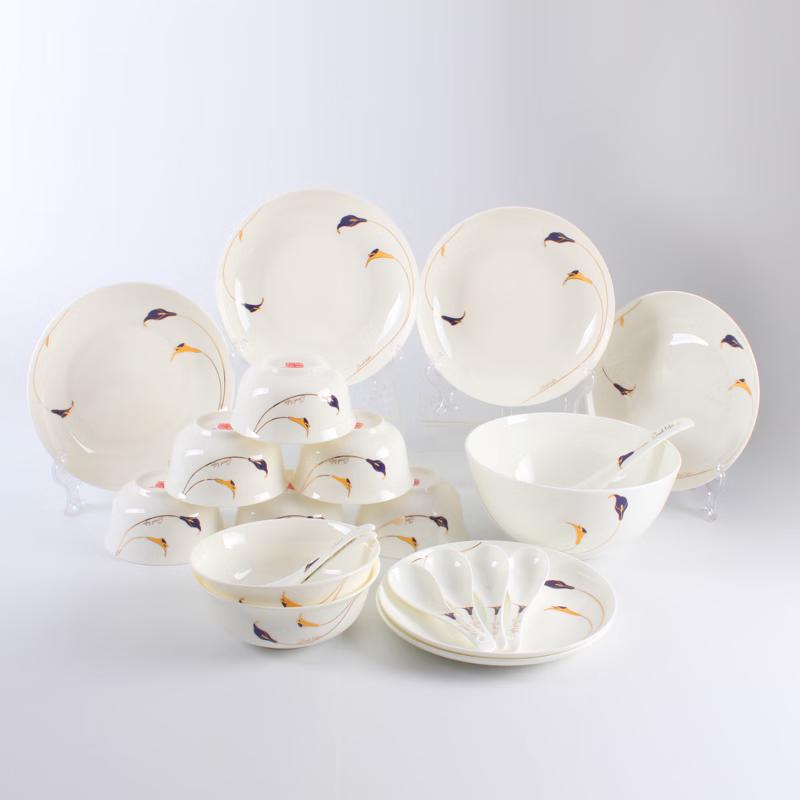 

Shengshi Tangyun 22-Piece Bone China Dinnerware Set