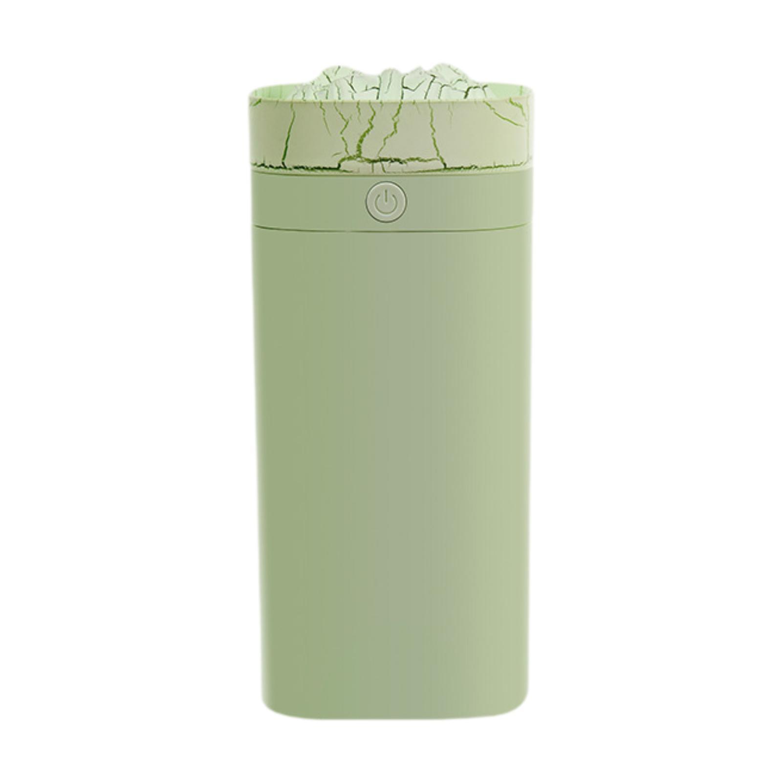 Bedroom Humidifier Personal Humidifier Decor Easy to Clean 600ml Top Fill Cool зелёный