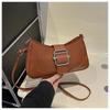 Retro Texture Patchwork Minimalist Fashion Spring 2024 New Trendy Handbag Shoulder Bag