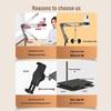 Adjustable Floor Stand with Mechanical Arm for Mobile, Tablet, and Overhead Viewing