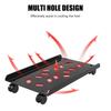 Mobile CPU Stand for PC Adjustable Computer Tower Stand with 4 Wheel CPU Under Desk Heat Dissipation CPU Holder