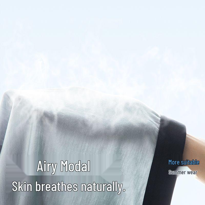 Modal Men's Antibacterial Quick-Dry Sports Boxer Shorts - Summer Breathable, Large Size