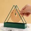 New 12×4×15cm Triangle Iron Mosquito Coil Tray Mosquito Repellent Incenses Rack Plate Summer Home Outdoor Camping Accessories &*