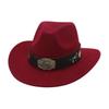 Direct Supply Top Hat Outdoor Retro Jazz Hat Vacation Travel British Style Western Cowboy Hat
