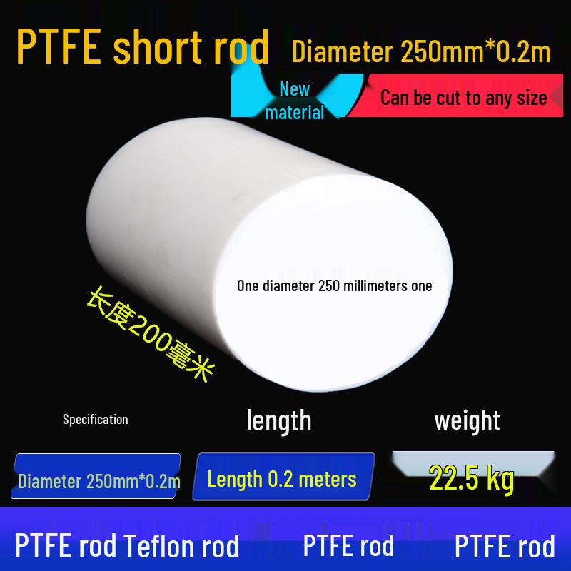 White High-Temperature Resistant PTFE Plastic Rod