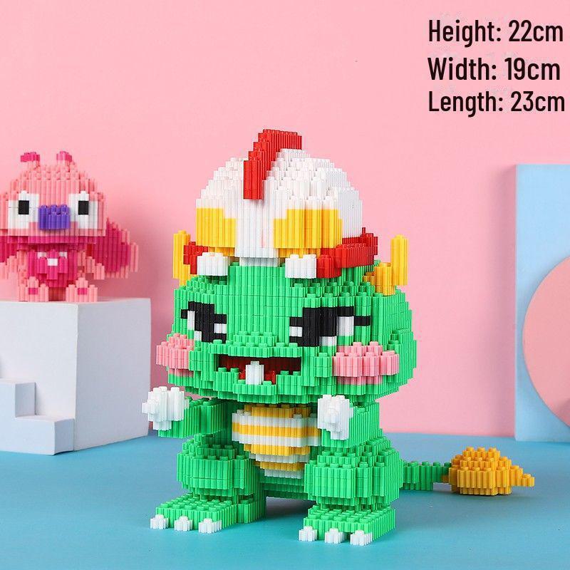 

CLS Чао Ле Сен Огнедышащий Дракон Образовательные Строительные Блоки Головоломка для Детей