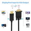 Male to Male DP TO DVI Cable Connecting Conversion HD Video Cable  Computer Projector