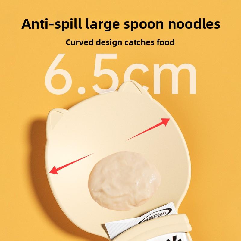 Futterspender für Haustiere, Katzenstreifen, Squeeze-Fütterer, Katzensnacks, Fütterungslöffel, Haustierbedarf