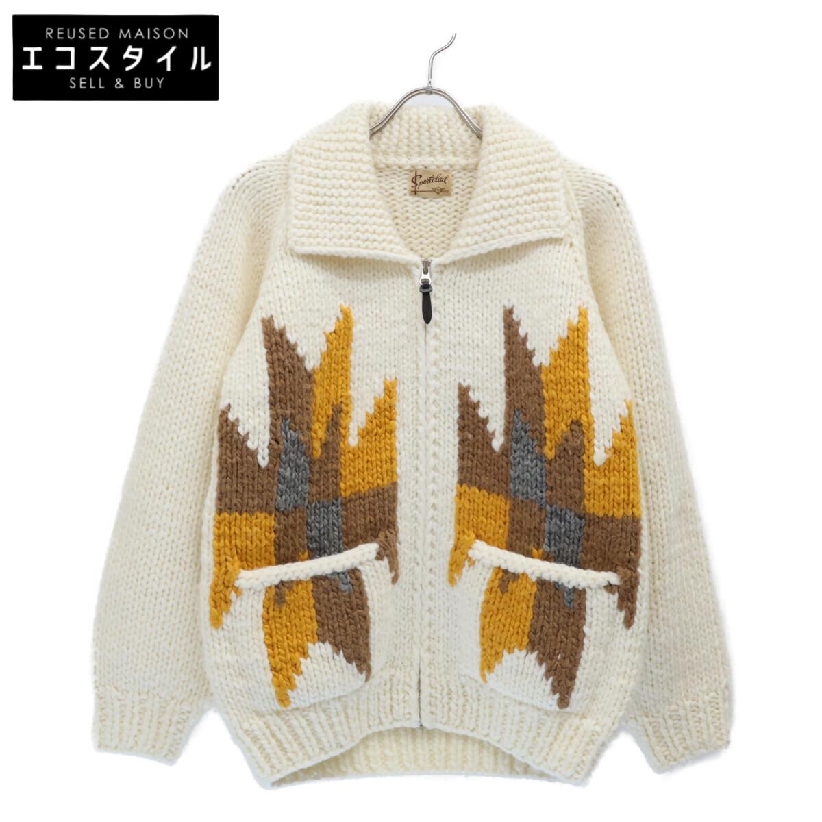 

Sportclad Beautiful hand-knitted Cowichan tops F IvoryUsed