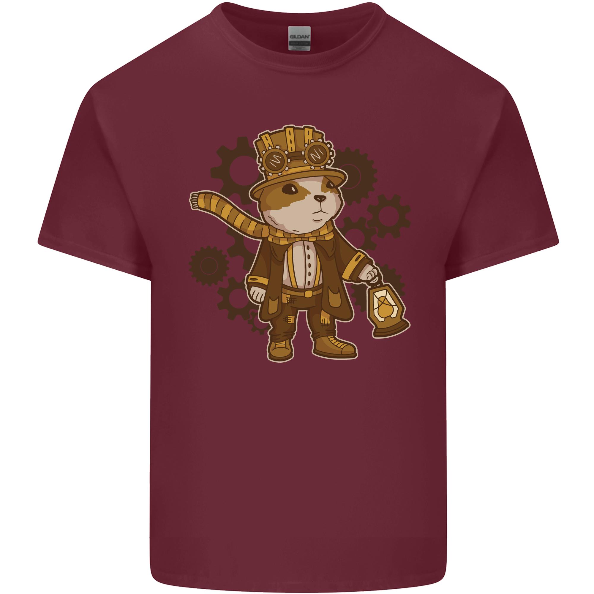 Steampunk Hamster Unisexs Light Cotton TShirt S