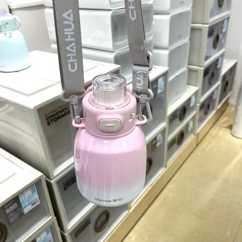 New Style Insulated Cup, Large Capacity Water Cup, New 316 Stainless Steel Large Capacity Cup with Strap and Handle, Large Capacity Insulated Cup