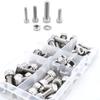 M2 M3 M4 M5 M6 DIN912 304 Stainless Steel Head Hexagon Hex Socket Cap Screw Bicycle Hex Bolts Nuts And Washers Assortment Kit