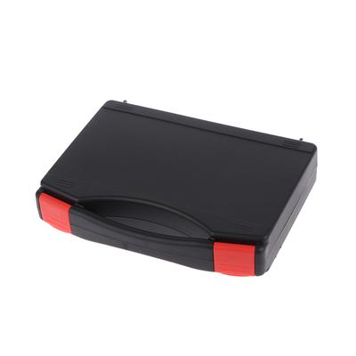 Scatola di Plastica Portatile per Conservazione Strumenti Cassetta degli Attrezzi con Manico Scatola per Conservazione Componenti Elettronici per Auto