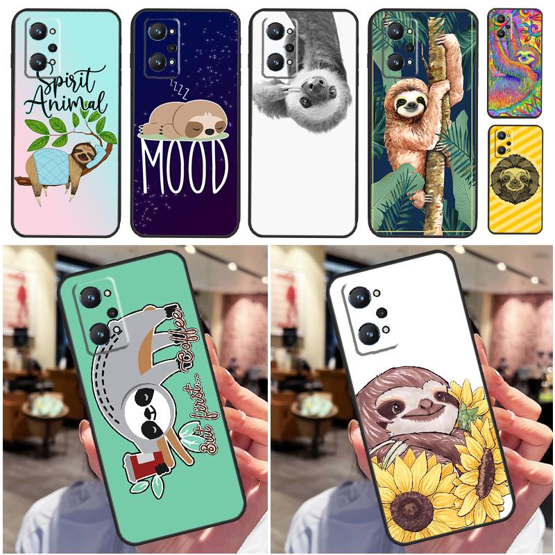 Sloth For Realme 14 Pro Plus 10 11 12 13 GT 6 6T 5 GT7 Pro C61 C55 C53 C51 C21Y C25S C67 C75 Case