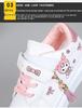 Girls' Soft Sole Waterproof Leather Sneakers - New for Spring/Autumn 2025, Non-Slip Running Shoes