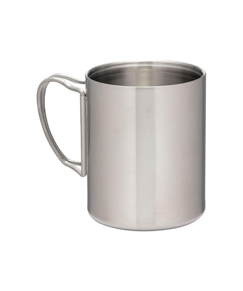 Snow Peak Stainless Steel Vacuum Mug Set Stainless 300mm x Measuring Perfect for Outdoor New and Outdoor Fun Lucky FK-421, Steel, 450mm, Cup, BBQ,