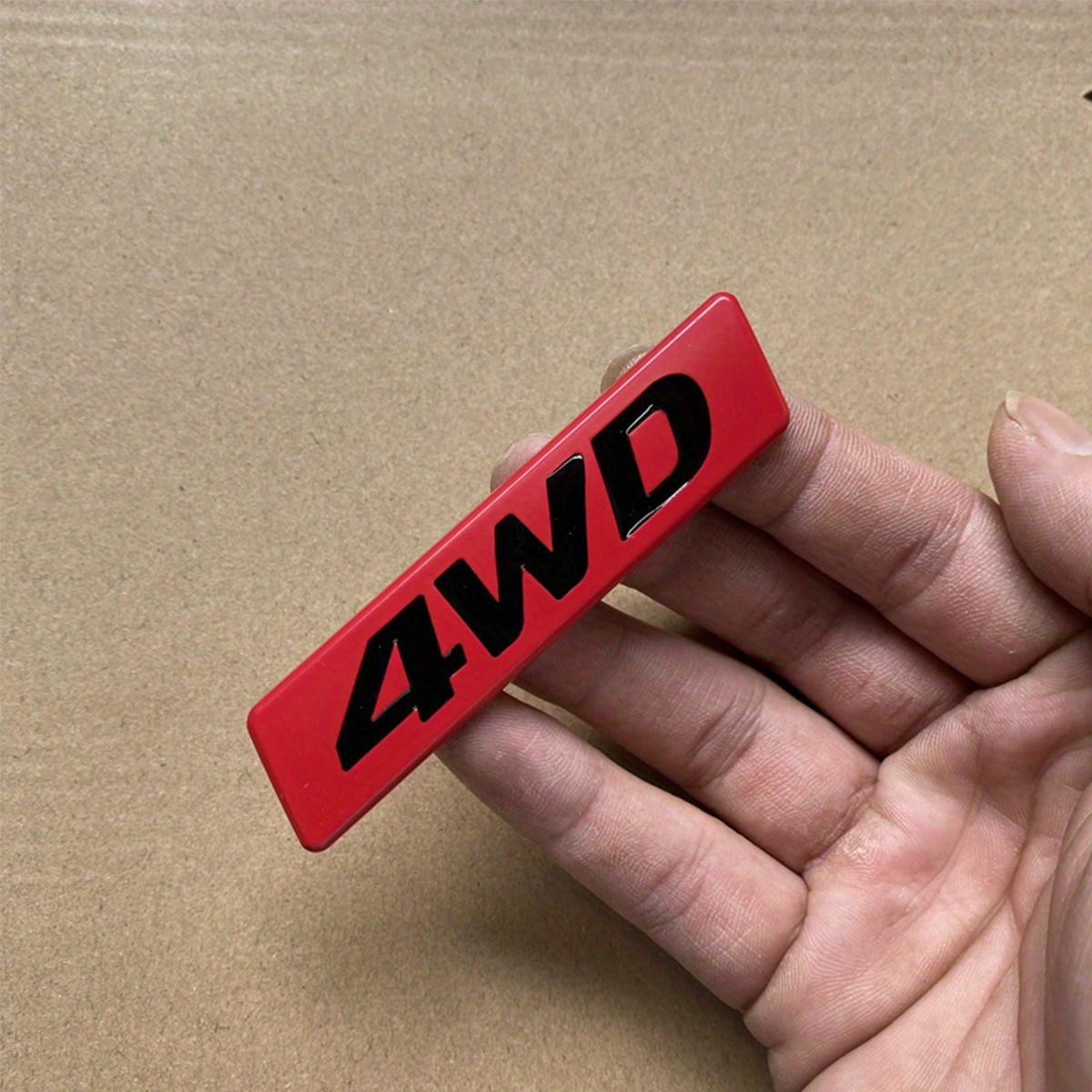 

1 шт. Автомобильный внедорожник с полным приводом, бирка для кузова 4WD, металлический логотип на хвосте автомобиля, модифицированная наклейка для украшения автомобиля