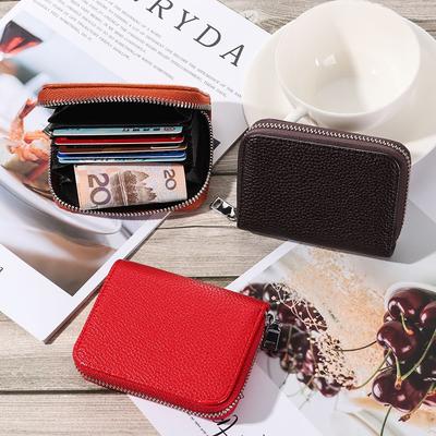 Bank/ID/Credit Card Holder Wallet Women/men Creative Business Card Holder PU Leather Wallet Fashion Card Case