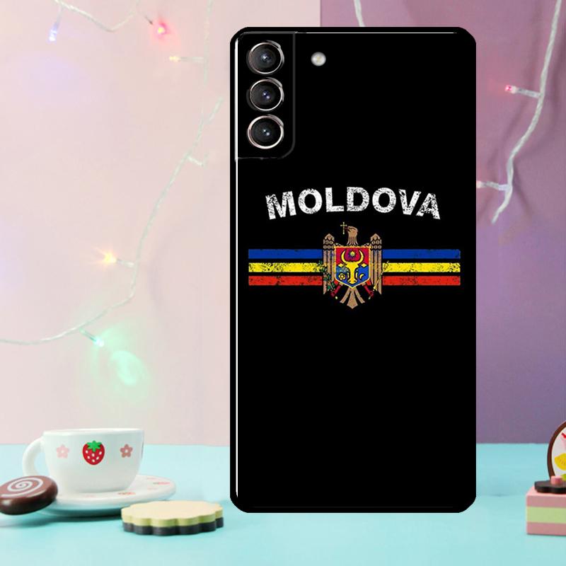Moldova Flag Phone Case For Samsung Galaxy S24 S25 Ultra S21 S22 S23 Ultra S9 S10 S20 Plus S25 FE Cover