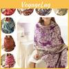 Luxurious Ethnic Style Jacquard Scarf For Women Soft Cozy And Thick Warm Scarf Perfect For Winter Comfort And Fashion