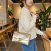 Trendová neformální zlatá řetízková crossbody taška Elegantní všestranná taška přes rameno Messenger taška Dámská