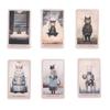 Surrealist Cat Tarot Cards 10.3*6cm - Aesthetic 78-Card Whimsical Deck with Soft Pastel Illustrations