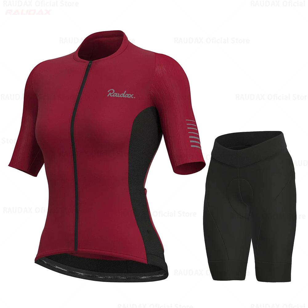 2026 Summer Breathable Cycling Suit Set Women Clothing Ropa Ciclismo Mujer Short Sleeve Cycling Jersey Mtb Bike Uniforme Maillot Ciclismo Triathlon