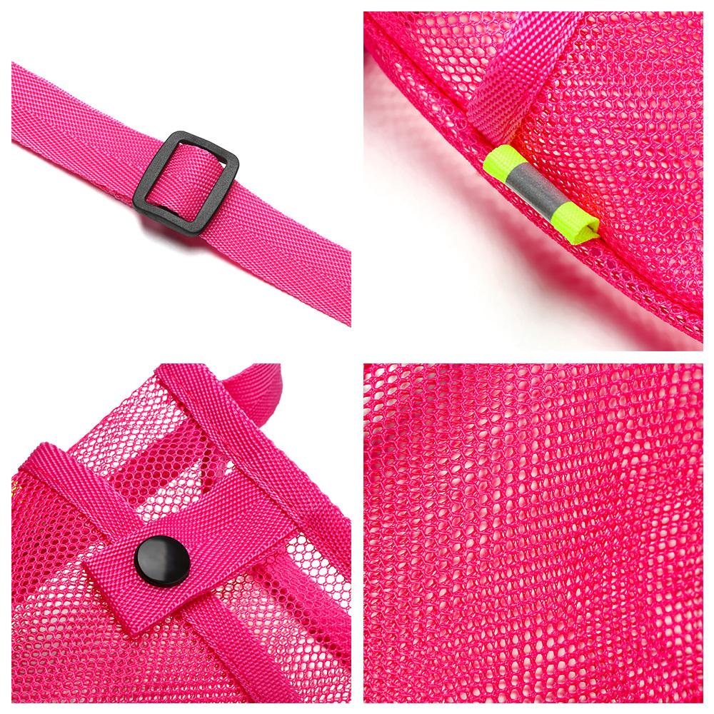 Portable Sport Water Bottle Cover with Strap Cup Sleeve Mesh Cup Pouch Mobile Phone Bag Visible Bag Outdoor Camping Accessories