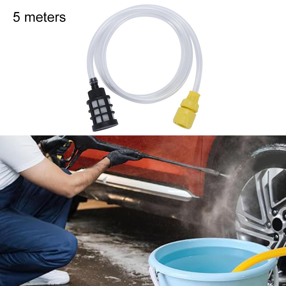 3 M 5 M Suction Hose Self-Priming Inlet Pipe For Karcher K2 K3 K4 K5 K6 K7- Pressure Washer Cleaning Tool Kit Replacement Parts