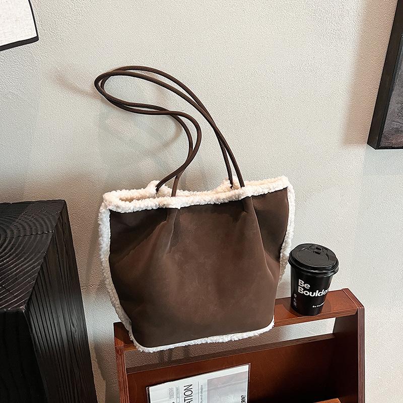 Maillard Bag, Single-shoulder Hand-carry Commuter Bag, Tote Bucket Bag