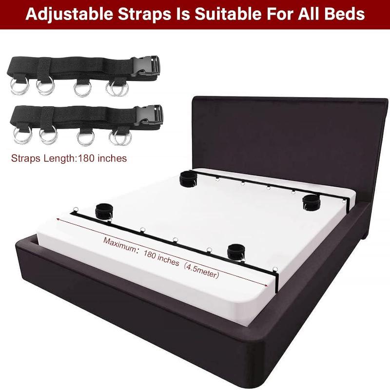 Bed Restraint Set Couple Sex Toys Bondage Handcuff Kit Adult Game Tool 18+ Erotic Tie Downs Arm Ankle Sextoy