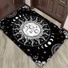 Sun and Moon Mandala Rug for Living Room Decor Boho Chic Area Rugs Home Decor Anti Slip Carpet Can Be Machine Washed