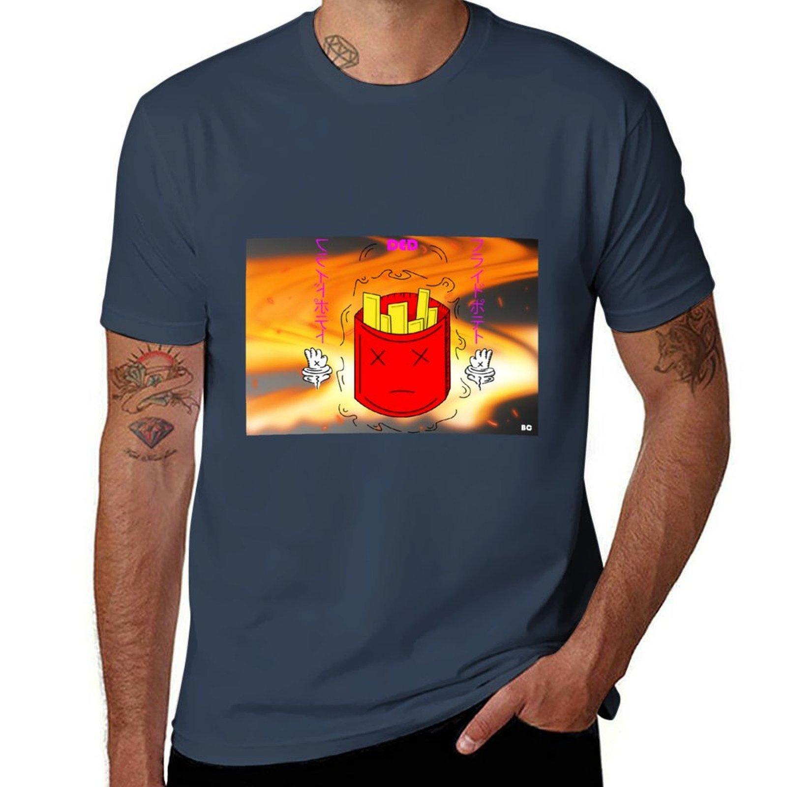 Update Ded Fries TShirt Work Utility Casual Tee Shirt S